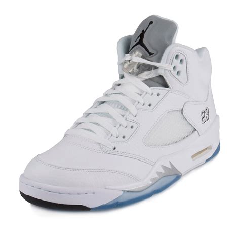 air jordan 5 black white